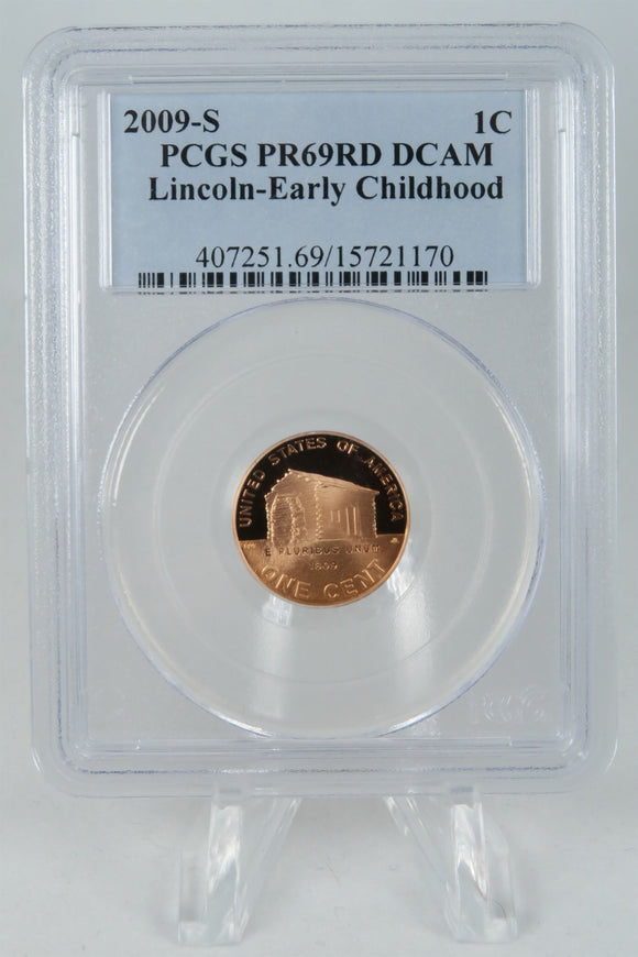 2009-S PCGS PR69DCAM Lincoln-Early Childhood Lincoln Cent Proof 1C