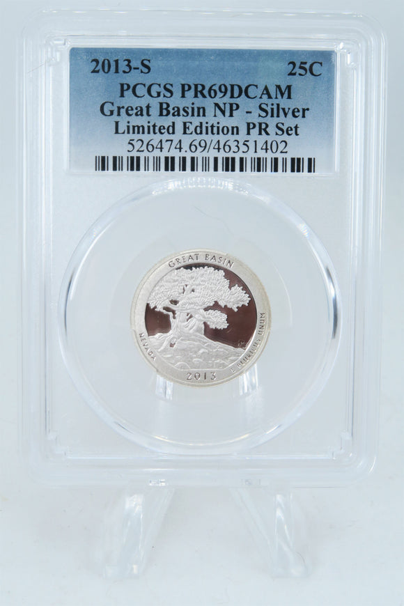 2013-S PCGS PR69DCAM Silver Limited Edition NP Quarter Proof 25C