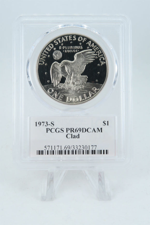 1973-S PCGS PR69DCAM Clad Eisenhower Ike Dollar Proof
