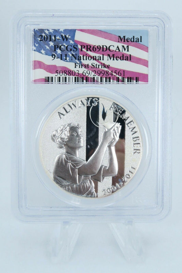 2011-W PCGS PR69DCAM 9-11 National Silver Medal