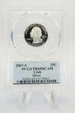 2007-S PCGS PR69DCAM Silver Utah State Quarter Proof 25C